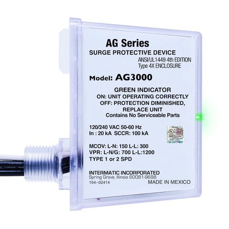 INTERMATIC HVAC Surge Protect Device-Easy install AG3000